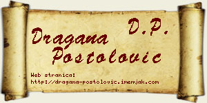 Dragana Postolović vizit kartica